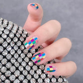 Rectangle Nail Glitters - 12 Grids